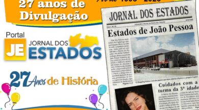 JORNAL DOS ESTADOS COMPLETA 27 ANOS